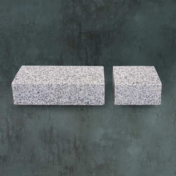 Sawn Silver Grey Granite Setts swatch image