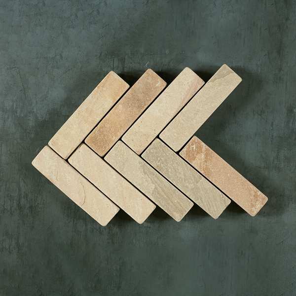 Tumbled Mint Sandstone Pavers swatch image
